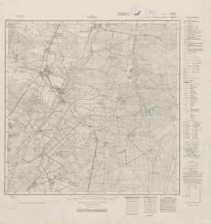 3226 (alte Nr.: 1673) Sülze, Meßtischblatt (4cm - Karte)
