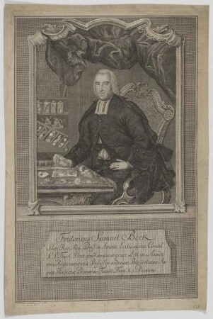Bildnis des Fridericus Samuel Bock
