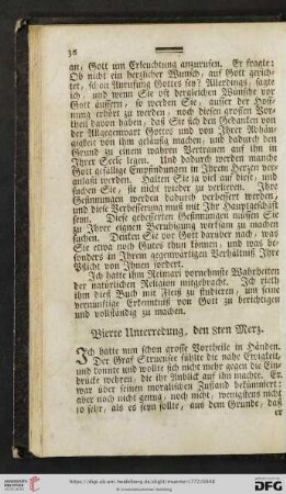 Vierte Unterredung, den 8ten Merz