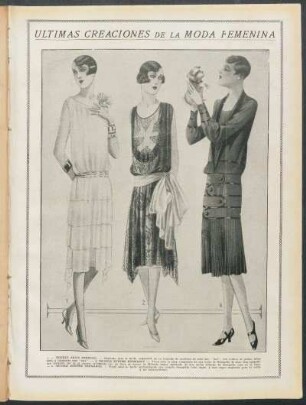 Últimas creaciones de la moda femenina