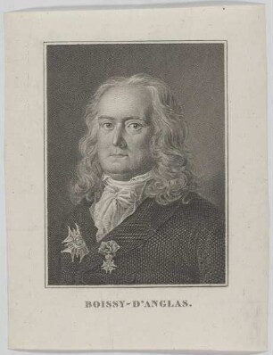 Bildnis des François Boissy- D'Anglas
