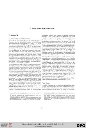 V. Konstruktion und Bautechnik