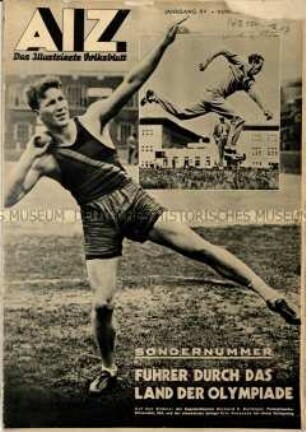 Sondernummer der AIZ über die Olympischen Spiele in Berlin 1936, Jg. 15 (1936), Nr. 27