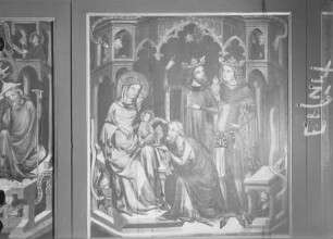 Vier Altartafeln — Anbetung der Könige