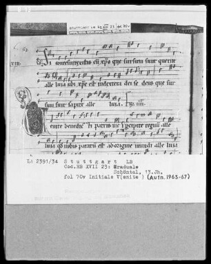 Graduale — Initiale V(enite), Folio 70verso
