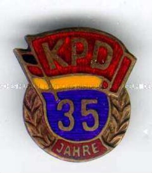 KPD, 35jährige Mitgliedschaft