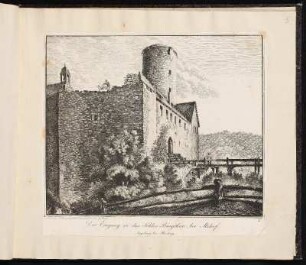 5. Der Eingang in das Schlos Burgthan, bei Altdorf. - Burgruine Burgthann, Burgthann