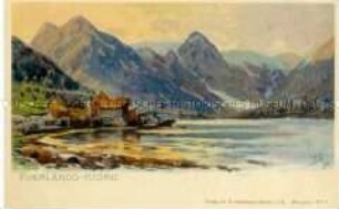 Ansicht des Fjærlands-Fjordes in Norwegen