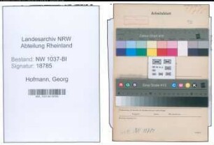 Entnazifizierung Georg Hofmann , geb. 19.08.1896 (Lehrer)