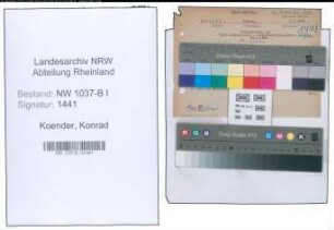 Entnazifizierung Konrad Koender , geb. 01.05.1898 (Bauinspektor)
