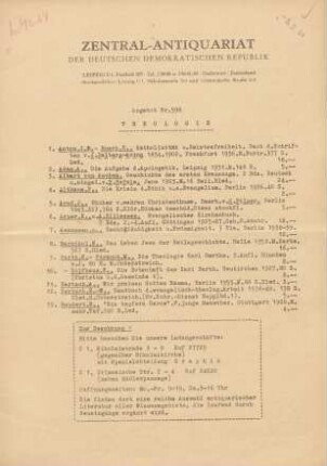 Nr. 596: Theologie
