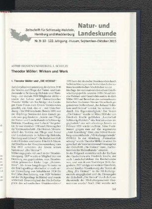 Theodor Möller: Wirken und Werk