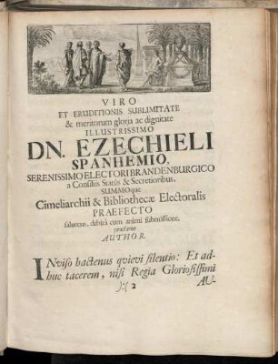 Viro Et Eruditionis Sublimitate & meritorum gloria ac dignitate Illusstrissimo [...]