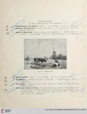 Nachlass Galeriedirektor Wilh. Frey, Mannheim (Nr. 80-226)