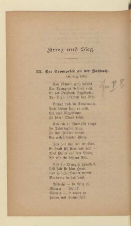 krieg und Sieg.