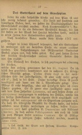 Das Gotteshaus auf dem Gewehrplan