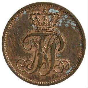 Münze, Schwaren, 1854 n. Chr.