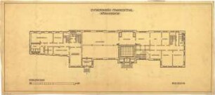 Billing, Hermann; Frankenthal, Zuckerfabrikstr.; Zuckerfabrik, Umbau Verwaltungsgebäude - Grundriss EG