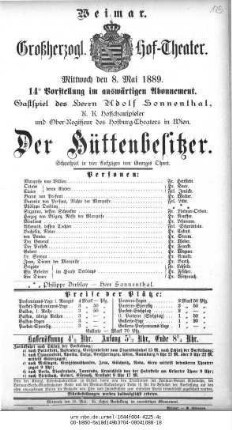 Der Hüttenbesitzer