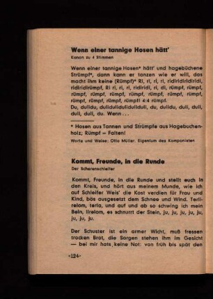 Kommt, Freunde, in die Runde