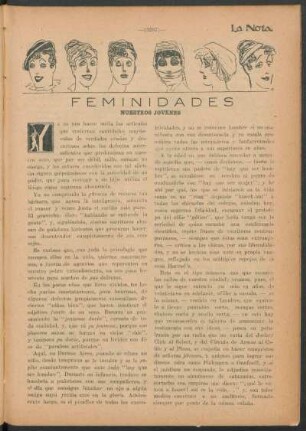 Feminidades : Nuestros jóvenes
