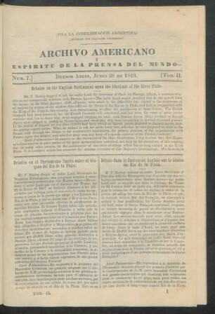 Número 7. - Buenos Aires, Junio 28 de 1848.