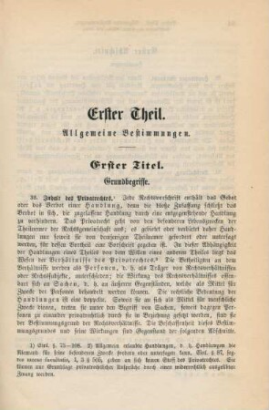 Erster Titel. Grundbegriffe.