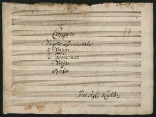 Konzerte; fag, orch; B-Dur