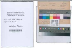 Entnazifizierung Stefan Nybelen , geb. 06.08.1900 ()
