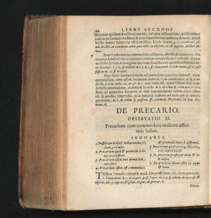 De Precario. Observatio XI.