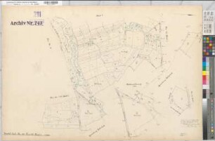 Coesfeld, Stadt und Ksp. (Coesfeld), Umlegung Harle, Urkarte I Coesfeld Ksp. Flur 6K,1