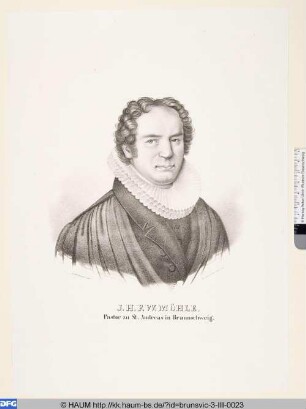 J. H. F. W. Möhle, Pastor zu St. Andreas in Braunschweig