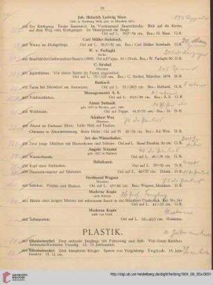 Plastik (Nr. 463-504)