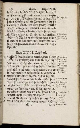 Das XVII. Capittel. - Das XXIV. Capittel.