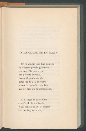 A la ciudad de La Plata