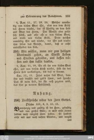 [Sprüche heil. Schrift, zur Erläuterung des Katechismi.]