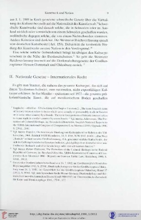 II. Nationale Gesetze - Internationales Recht