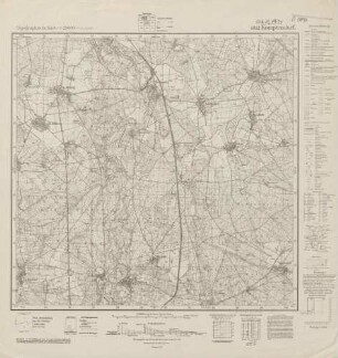 4352 (alte Nr.: 2474) Komptendorf, Topographische Karte 1:25000 (4cm - Karte)