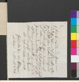 Brief von Vulpius (Goethe), Christiane an Goethe, Johann Wolfgang von