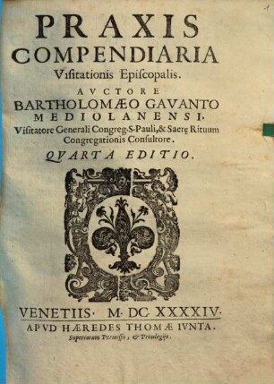 Praxis Compendiaria Visitationis Episcopalis