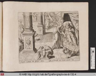 Die Heiligen Drei Könige werden im Traum von Gott davor gewarnt zu Herodes zurückzukehren.