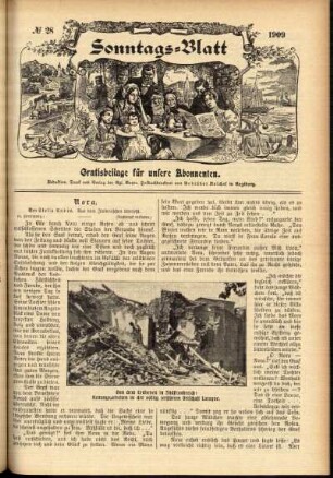 Ausgabe vom Sonntag, den 11. Juli 1909.