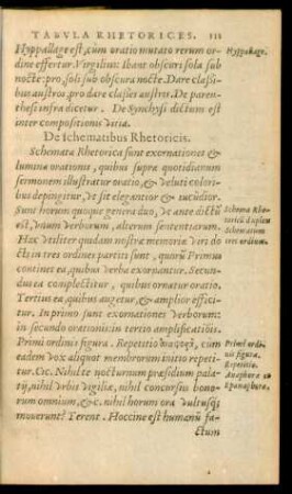De schematibus Rhetoricis.