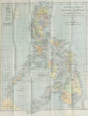 Ethnographic and political map of the Philippine Archipelago
