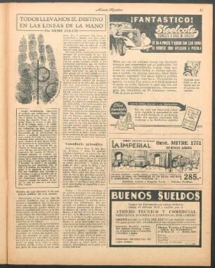 Todos llevamos el destino en las líneas de la mano