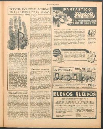 Todos llevamos el destino en las líneas de la mano