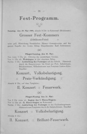 Festprogramm