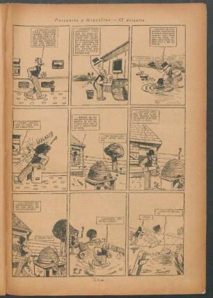 Paragüita y Miquelino. - [Cómic] : El desquite