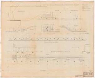 Reichsluftfahrtministerium, Berlin: Durchfahrt L5: Ansicht, Grundriss, Schnitte 1:10