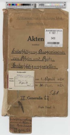 Entschädigung Ausgewiesener von Rhein und Ruhr: Entschädigungsstellen: Bd. 3